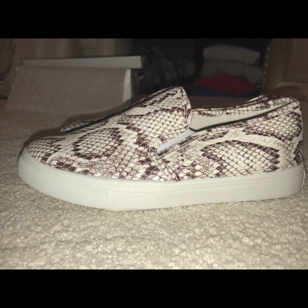NWOT Snakeskin Slip-on Sneakers - Picture 3 of 3